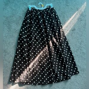 Amazing maxi skirt polka dots